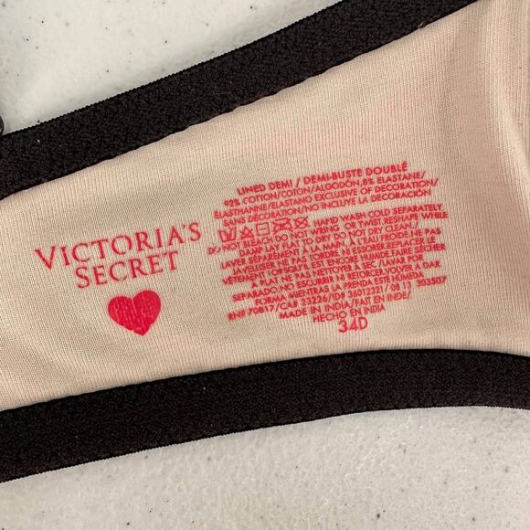 Victoria’s Secret Lined Demi Bra Size 34D - Picture 6 of 6